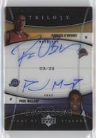 Patrick O'Bryant, Paul Millsap #/33