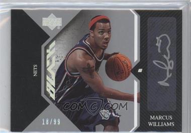 2006-07 Upper Deck UD Black - Auto Rookies #AR-MW - Marcus Williams /99