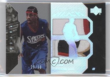 2006-07 Upper Deck UD Black - Patch #P-AI - Allen Iverson /50