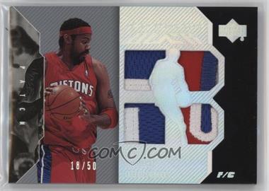 2006-07 Upper Deck UD Black - Patch #P-RW - Rasheed Wallace /50