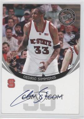 2006 Press Pass - Autographs - Silver #_CESI - Cedric Simmons /200