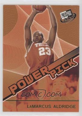 2006 Press Pass - [Base] - Green #SB34 - LaMarcus Aldridge