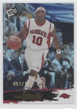 2006 Press Pass - [Base] - Reflectors Proof #RP6 - Ronnie Brewer /100