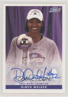 2006 Rittenhouse WNBA - Autographs #_DEWA - WNBA Champion - DeMya Walker