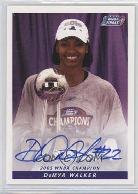 2006 Rittenhouse WNBA - Autographs #_DEWA - WNBA Champion - DeMya Walker