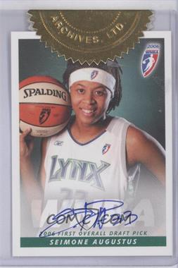 2006 Rittenhouse WNBA - Autographs #_SEAU - First Overall Draft Pick - Seimone Augustus