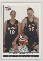 Checklist - Sue Bird, Lauren Jackson