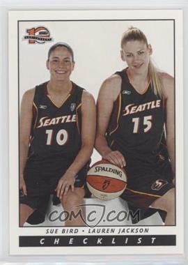 2006 Rittenhouse WNBA - [Base] #108 - Checklist - Sue Bird, Lauren Jackson