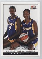 Checklist - Lisa Leslie, Chamique Holdsclaw