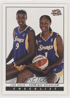 Checklist - Lisa Leslie, Chamique Holdsclaw