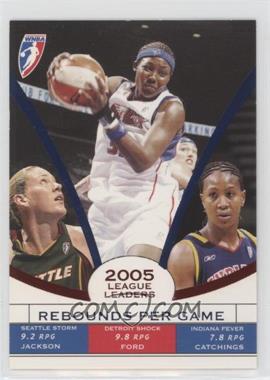 2006 Rittenhouse WNBA - League Leaders #LL3 - Rebounds Per Game