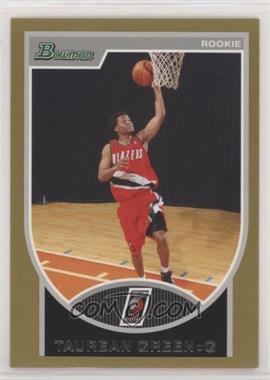 2007-08 Bowman Draft Picks & Stars - [Base] - Gold #159 - Taurean Green /99