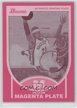 2007-08 Bowman Draft Picks & Stars - [Base] - Printing Plate Magenta #96 - Hakim Warrick /1