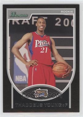 2007-08 Bowman Draft Picks & Stars - [Base] #129 - Thaddeus Young /2999