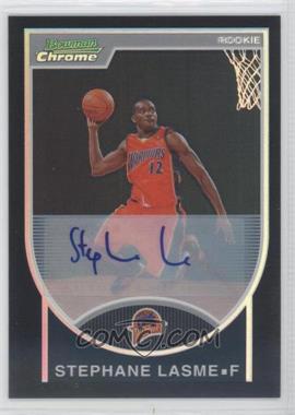 2007-08 Bowman Draft Picks & Stars - Chrome - Black Refractor Autographs #153 - Stephane Lasme /99