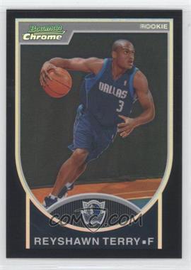 2007-08 Bowman Draft Picks & Stars - Chrome - Black Refractor #143 - Reyshawn Terry /199