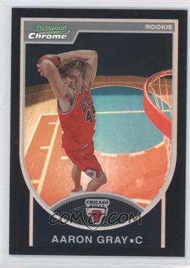 2007-08 Bowman Draft Picks & Stars - Chrome - Black Refractor #144 - Aaron Gray /199