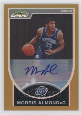 2007-08 Bowman Draft Picks & Stars - Chrome - Gold Refractor Autographs #148 - Morris Almond /50