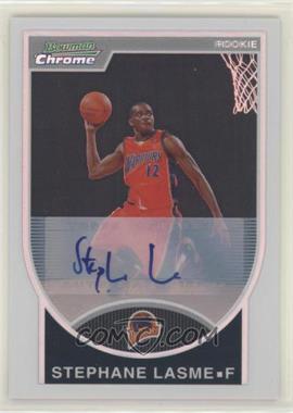 2007-08 Bowman Draft Picks & Stars - Chrome - Refractor Autographs #153 - Stephane Lasme /599