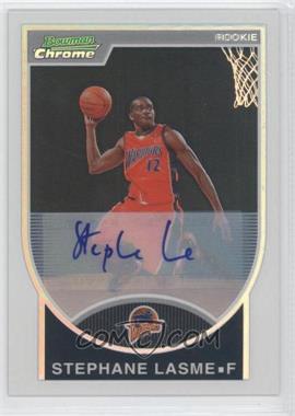 2007-08 Bowman Draft Picks & Stars - Chrome - Refractor Autographs #153 - Stephane Lasme /599