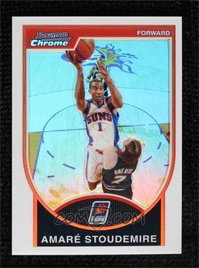 2007-08 Bowman Draft Picks & Stars - Chrome - Refractor #100 - Amare Stoudemire /299