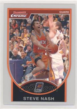 2007-08 Bowman Draft Picks & Stars - Chrome - Refractor #13 - Steve Nash /299