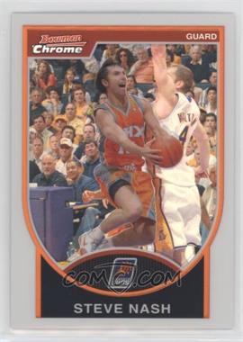 2007-08 Bowman Draft Picks & Stars - Chrome - Refractor #13 - Steve Nash /299