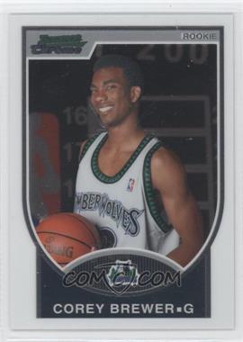 2007-08 Bowman Draft Picks & Stars - Chrome #115 - Corey Brewer /2999