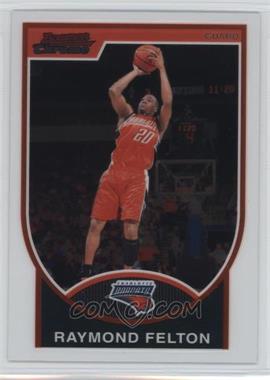 2007-08 Bowman Draft Picks & Stars - Chrome #12 - Raymond Felton