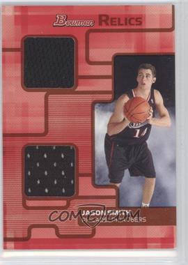 2007-08 Bowman Draft Picks & Stars - Relics - Dual Silver #BR-JSM - Jason Smith /25