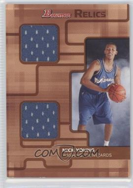 2007-08 Bowman Draft Picks & Stars - Relics - Dual Silver #BR-NY - Nick Young /25