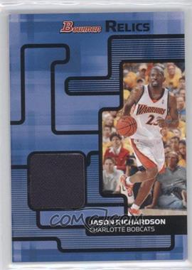 2007-08 Bowman Draft Picks & Stars - Relics #BR-JR - Jason Richardson