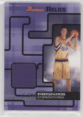 2007-08 Bowman Draft Picks & Stars - Relics #BR-SH - Spencer Hawes