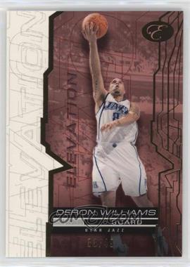 2007-08 Bowman Elevation - [Base] - Red #13 - Deron Williams /49