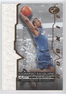 2007-08 Bowman Elevation - [Base] #54 - Dominic McGuire /999