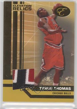 2007-08 Bowman Elevation - Elevation Relics Patch - Gold #ERP-TT - Tyrus Thomas /3