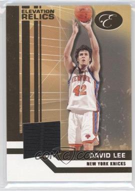 2007-08 Bowman Elevation - Elevation Relics Patch #ERP-DL - David Lee /29