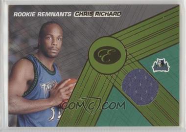 2007-08 Bowman Elevation - Rookie Remnants - Numbered to 49 #RRR-CR - Chris Richard /49