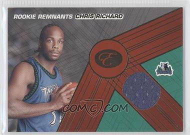 2007-08 Bowman Elevation - Rookie Remnants - Numbered to 69 #RRR-CR - Chris Richard /69