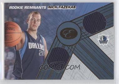2007-08 Bowman Elevation - Rookie Remnants Dual - Numbered to 79 #RDR-NF - Nick Fazekas /79