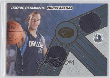 2007-08 Bowman Elevation - Rookie Remnants Dual - Numbered to 79 #RDR-NF - Nick Fazekas /79