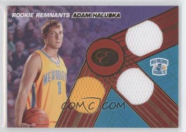 2007-08 Bowman Elevation - Rookie Remnants Triple - Numbered to 29 #RTR-AHA - Adam Haluska /29
