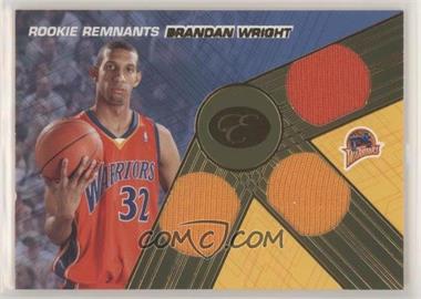 2007-08 Bowman Elevation - Rookie Remnants Triple - Numbered to 39 #RTR-BW - Brandan Wright /39