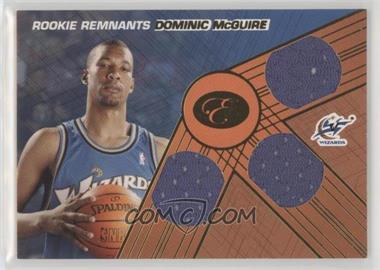 2007-08 Bowman Elevation - Rookie Remnants Triple #RTR-DM - Dominic McGuire /49