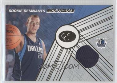 2007-08 Bowman Elevation - Rookie Remnants #RRR-NF - Nick Fazekas /199