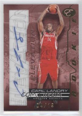 2007-08 Bowman Elevation - Rookie Writings - Red #RW-CL - Carl Landry /19