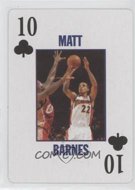 2007-08 Cache Creek Casino Golden State Warriors Playing Cards - [Base] #10C - Matt Barnes