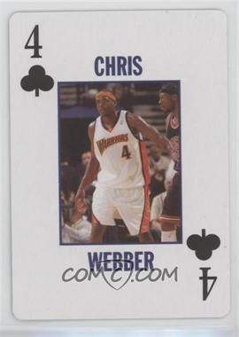 2007-08 Cache Creek Casino Golden State Warriors Playing Cards - [Base] #4C - Chris Webber