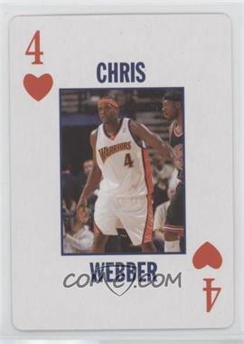 2007-08 Cache Creek Casino Golden State Warriors Playing Cards - [Base] #4H - Chris Webber