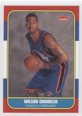 2007-08 Fleer - 1986-87 Retro Rookies #86R-137 - Wilson Chandler